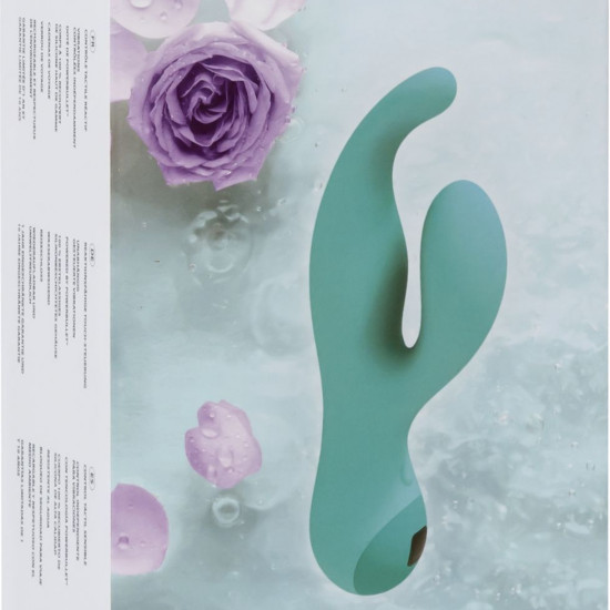 Вибратор-кролик с сенсорным управлением Touch by SWAN - Solo Teal, глубокая вибрация, для точки G