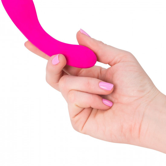 Минивибратор The Mini Swan Wand, два вибромотора, для вагинально-клиторальной стимуляции