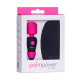 Мини-вибромассажер PalmPower Pocket с чехлом на молнии, водостойкий, перезаряжаемый, длина 9 см