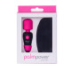 Мини-вибромассажер PalmPower Pocket с чехлом на молнии, водостойкий, перезаряжаемый, длина 9 см