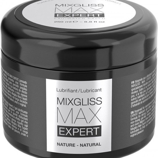 Густая смазка для фистинга и анального секса MixGliss MAX Expert Nature (250 мл) на водной основе