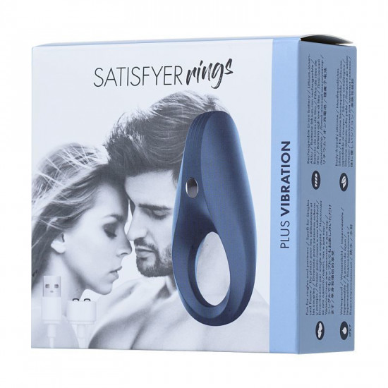 Эрекционное виброкольцо Satisfyer Rocket Ring с удлиненным стимулятором клитора, перезаряжаемое