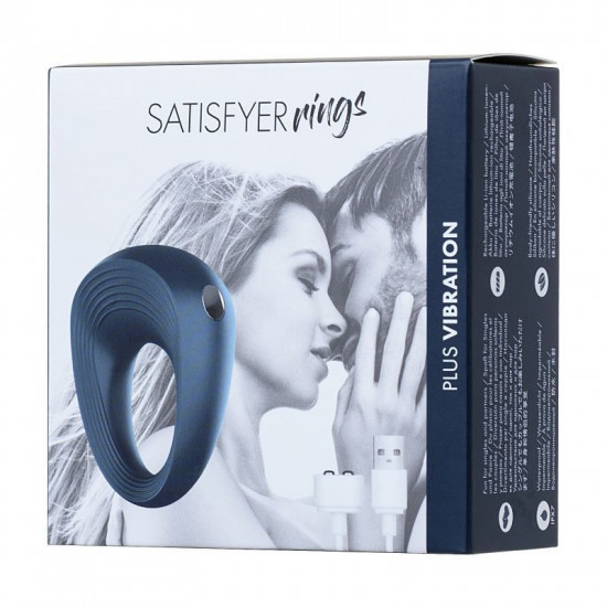 Эрекционное виброкольцо Satisfyer Power Ring, классическая форма, перезаряжаемое, мощное