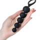 Набор анальных бус Satisfyer Beads Black, силикон, макс. диаметр 3,3 см и 3,5 см