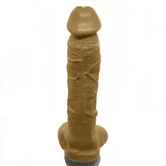 Крафтовое мыло-член с присоской Чистий Кайф Brown size XL, натуральное