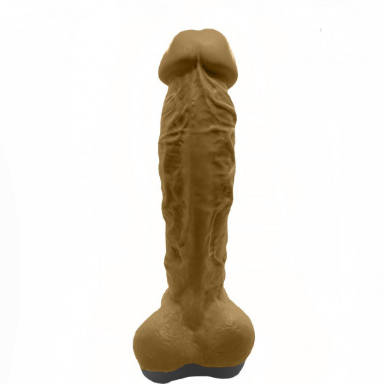 Крафтовое мыло-член с присоской Чистий Кайф Brown size XL, натуральное