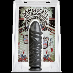 Фалоімітатор для фістингу Doc Johnson American Bombshell Bunker Buster Gun Metal, діаметр 8,1 см