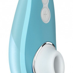 Вакуумний кліторальний стимулятор Womanizer Liberty Blue, магнітна кришка, 2 насадки