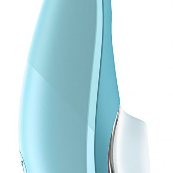 Вакуумный клиторальный стимулятор Womanizer Liberty Blue, магнитная крышка, 2 насадки