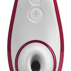 Вакуумний кліторальний стимулятор Womanizer Liberty Red, магнітна кришка, 2 насадки