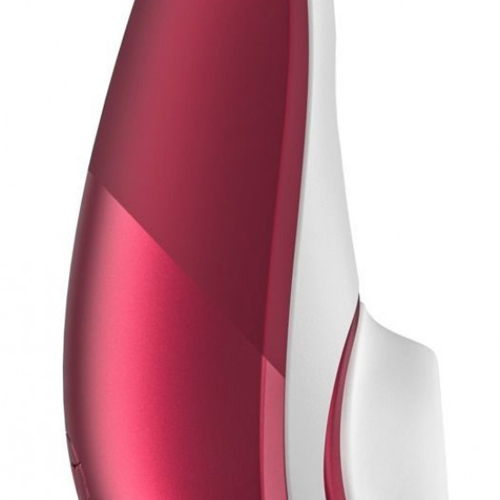 Вакуумный клиторальный стимулятор Womanizer Liberty Red, магнитная крышка, 2 насадки