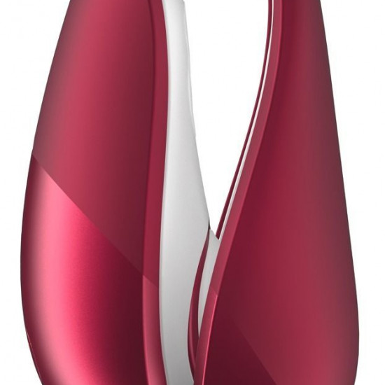 Вакуумный клиторальный стимулятор Womanizer Liberty Red, магнитная крышка, 2 насадки