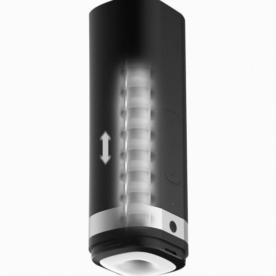 Интерактивный мастурбатор Kiiroo Onyx 2, 10 сжимающихся колец, не надо двигать, теледильдоника