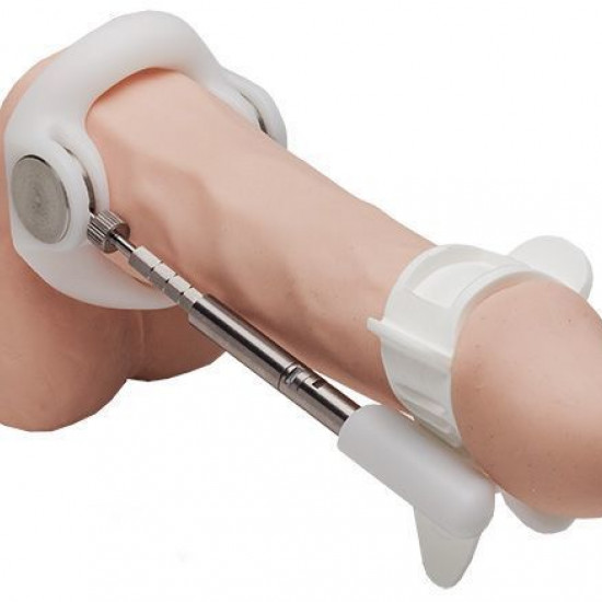 Экстендер для увеличения члена Jes-Extender Original, ремешковый, деревянный футляр для хранения