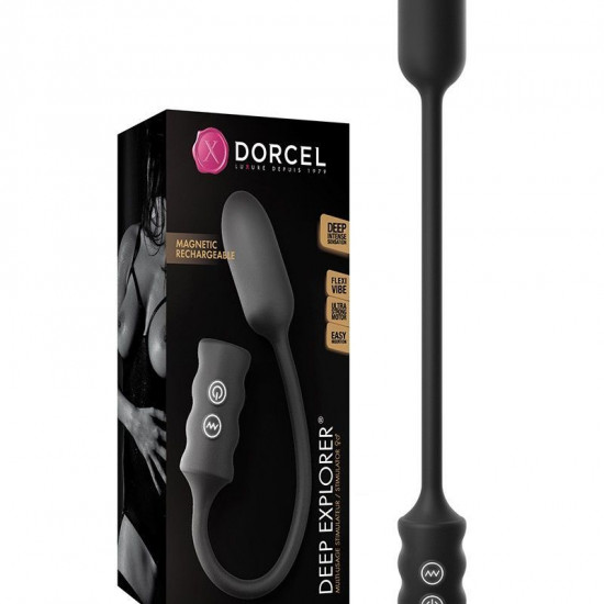 Виброяйцо Dorcel Deep Explorer, подходит для вагинальной и анальной стимуляции, мощное