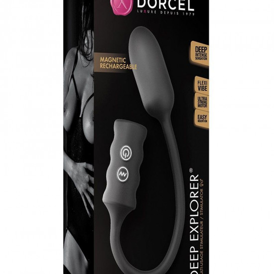 Виброяйцо Dorcel Deep Explorer, подходит для вагинальной и анальной стимуляции, мощное