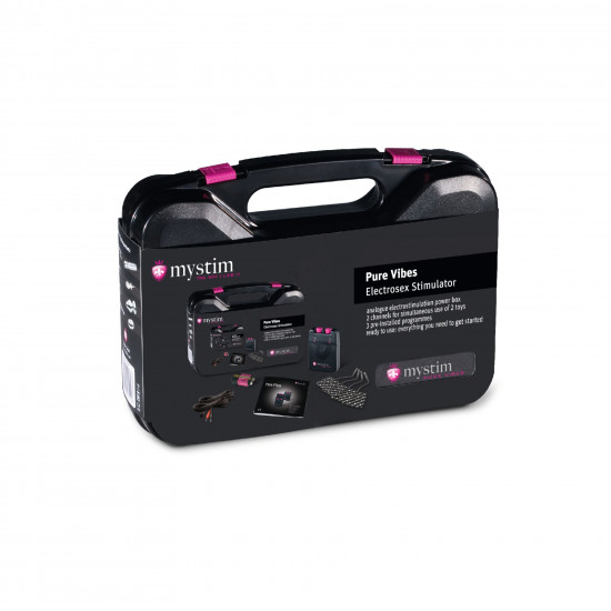 Электростимулятор Mystim Pure Vibes, 2 канала, 3 программы, механические переключатели