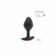 Силиконовая анальная пробка Mystim Rocking Force S для электростимулятора, диаметр 3,7 см