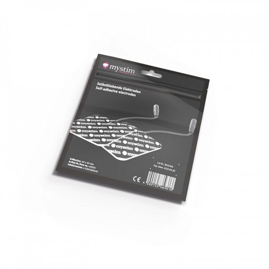 Самоклеющиеся электроды Mystim (4 шт) для электростимуляции, проводные