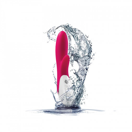 Вибратор-кролик Mystim Danny Divido Pink с глубокой вибрацией, 2 мотора