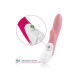 Вибратор-кролик Mystim Danny Divido Pink с глубокой вибрацией, 2 мотора