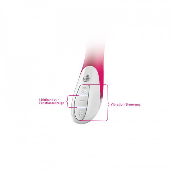 Вибратор-кролик Mystim Danny Divido Pink с глубокой вибрацией, 2 мотора