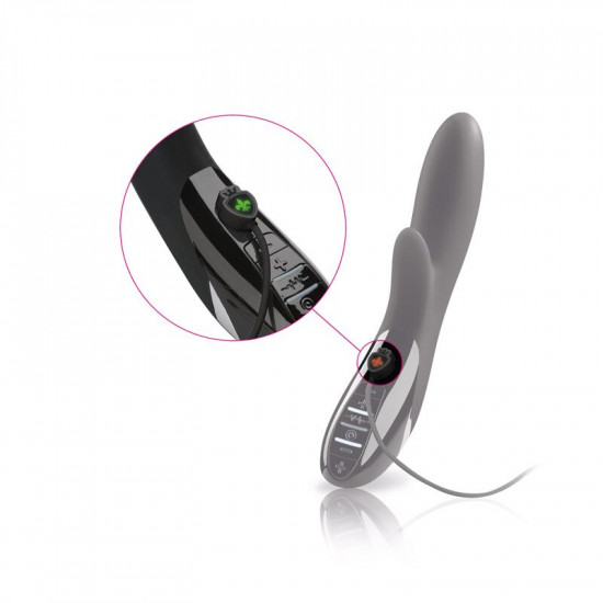 Вибратор-кролик с электростимуляцией Mystim Daring Danny eStim Black, миостимулятор