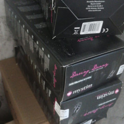 Вібратор-кролик з електростимуляцією Mystim Daring Danny eStim Black (м'ята упаковка!!!)