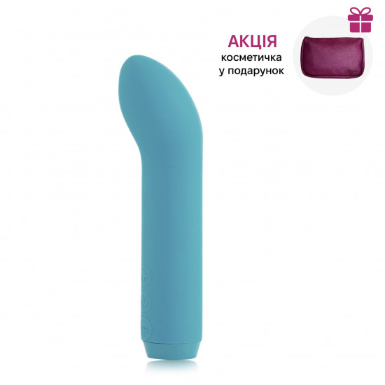 Премиум вибратор Je Joue - G-Spot Bullet Vibrator Teal с глубокой вибрацией  + подарок косметичка