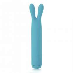 Вібратор з вушками Je Joue - Rabbit Bullet Vibrator Teal, глибока вібрація