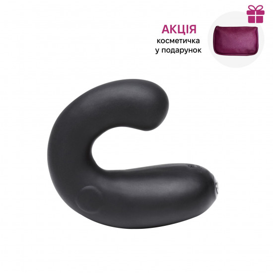 Премиум вибратор Je Joue - G-Kii Black с регулируемым изгибом и глубокой вибрацией  + подарок косметичка