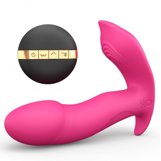 Вибратор Dorcel Secret Clit с подогревом и пультом ДУ, можно под одежду, голосовое управление