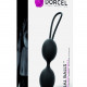 Вагинальные шарики Dorcel Dual Balls Black, диаметр 3,6см, масса 55 г