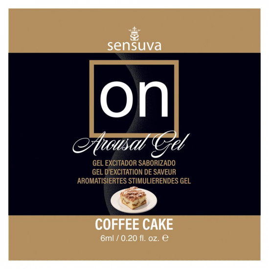 Пробник возбуждающего геля Sensuva - ON for Her Arousal Gel Coffee Cake (4 мл)