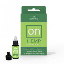 Збуджувальні краплі для клітора Sensuva – ON for Her Hemp Infused Arousal Oil (5 мл) з олією конопель