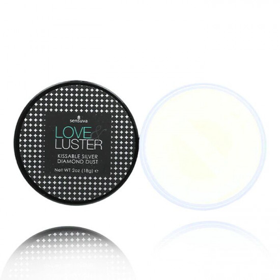 Мерцающая пудра для тела Sensuva - Love & Luster Kissable Diamond Dust (19 г)  съедобная, без сахара