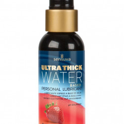 Густа змазка на водній основі Sensuva UltraThick Water-Based Strawberry (57 мл) без парабенів