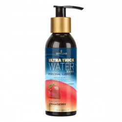 Густа змазка на водній основі Sensuva UltraThick Water-Based Strawberry (125 мл) без парабенів