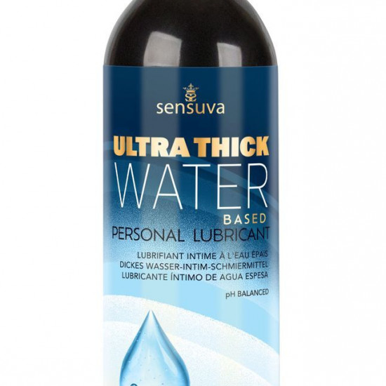 Густая смазка Sensuva Ultra-Thick Water-Based (240 мл) на водной основе, без глицерина и парабенов