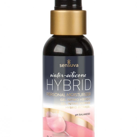 Смазка водно-силиконовая Sensuva Hybrid Cotton Candy (57 мл) без сахара, можно для оральных ласк