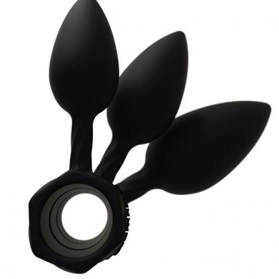 Набор анальных пробок Bathmate Anal Training Plugs, диаметр 2,5см - 3,1см - 3,8см