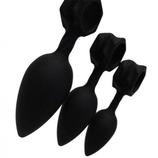 Набор анальных пробок Bathmate Anal Training Plugs, диаметр 2,5см - 3,1см - 3,8см