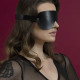 Маска на глаза Feral Feelings - Blindfold Mask, натуральная кожа, черная