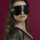 Маска на глаза Feral Feelings - Blindfold Mask, натуральная кожа, черная