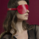 Маска на глаза Feral Feelings - Blindfold Mask, натуральная кожа, красная