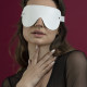 Маска на глаза Feral Feelings - Blindfold Mask, натуральная кожа, белая