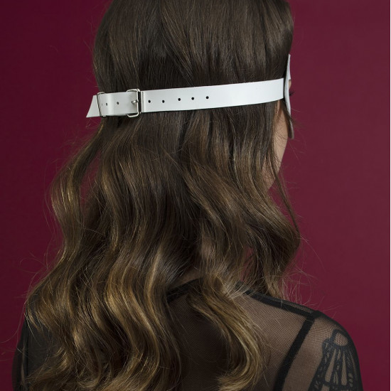 Маска на лицо Feral Feelings - Mistery Mask, натуральная кожа, белая