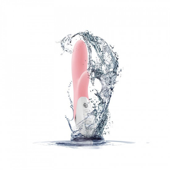 Вибратор-кролик Mystim Danny Divido Candy Rose с глубокой вибрацией, 2 мотора