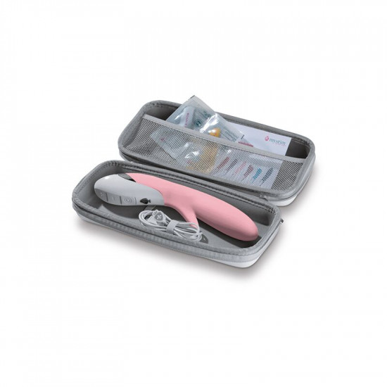 Вибратор-кролик Mystim Danny Divido Candy Rose с глубокой вибрацией, 2 мотора