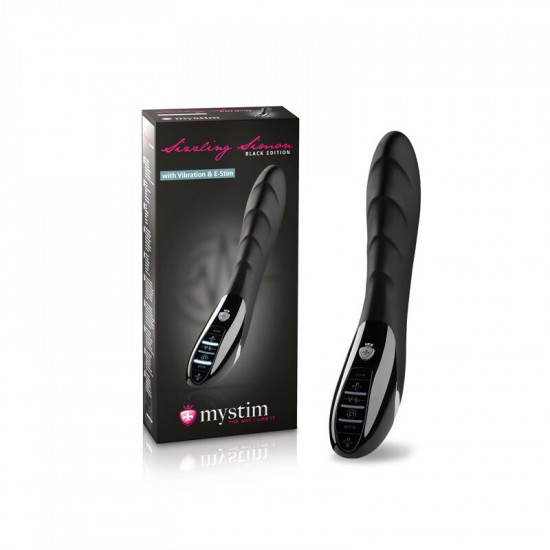 Вибратор с электростимуляцией Mystim Sizzling Simon eStim Black, миостимулятор